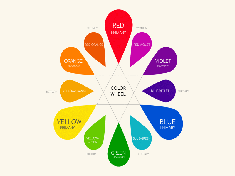 Nguyên tắc color wheel giúp bạn pha màu dễ dàng