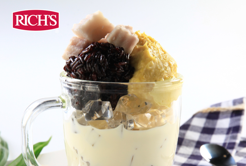 Kem béo thực vật Rich's được dùng để nấu các món chè