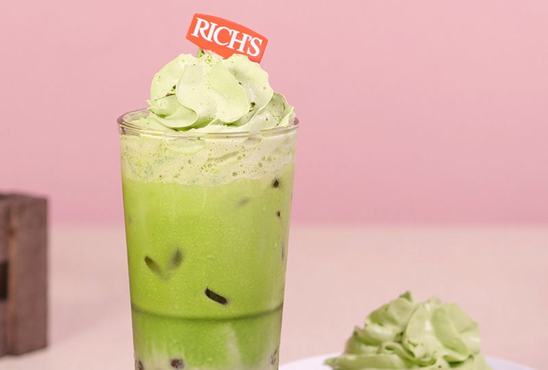 Kem béo thực vật Rich's được dùng trong công thức pha chế đồ uống