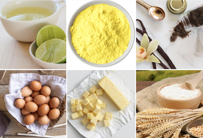 Bột mì là nguyên liệu quan trọng không thể thiếu để làm bánh quy crinkle chanh vàng