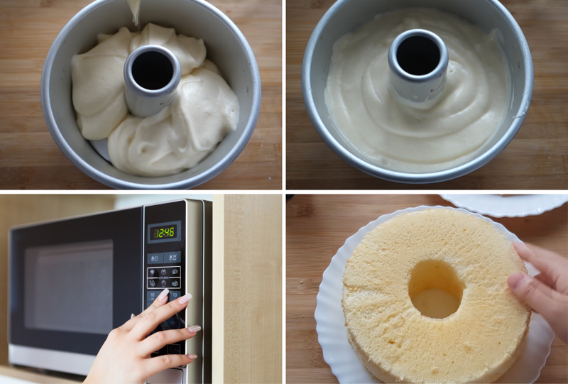  Đổ khuôn và nướng bánh ở 150°C trong vòng 45 phút (Ảnh: Sukie’s Kitchen/Canva)