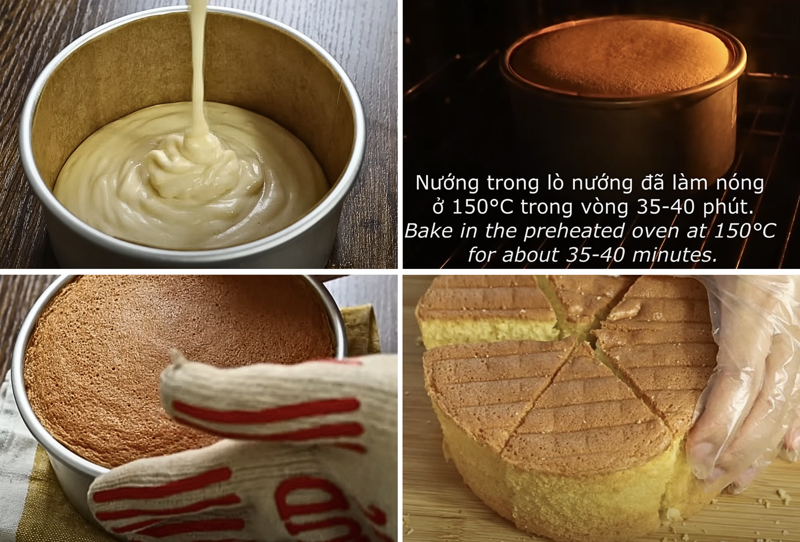 Làm nóng lò nướng giúp thành phẩm bánh chín đều các mặt, có màu vàng bắt mắt vì khi đó khí nóng lưu thông đều trong lò