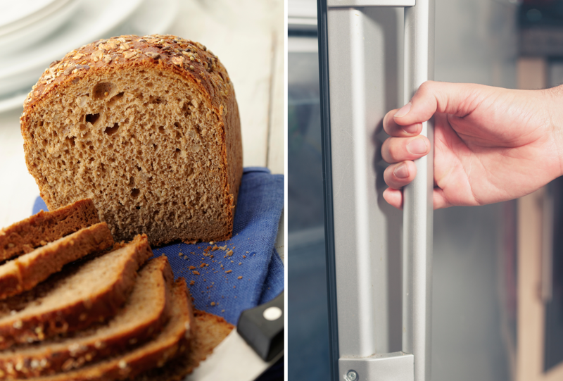 Nếu muốn kéo dài thời gian sử dụng bánh mì nguyên cám, bạn nên bảo quản thành phẩm trong tủ lạnh