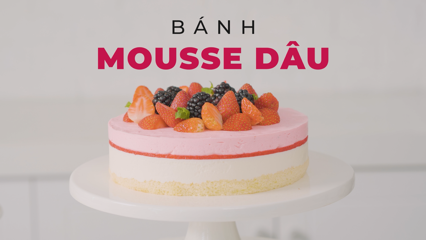 Mousse Dâu Tây Sữa Chua